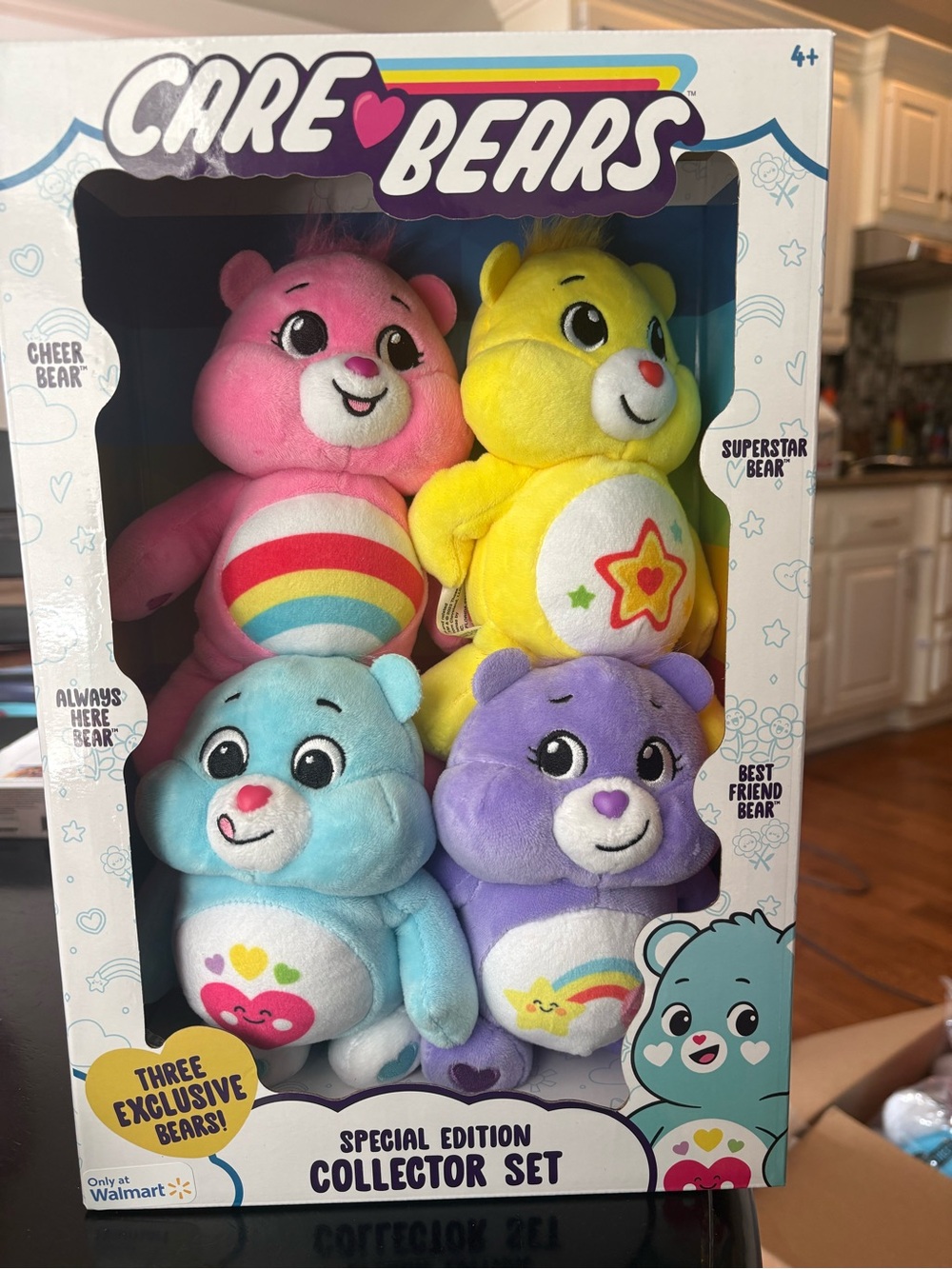 New in box - Care Bears Special Edition Collector Set - Exclusive 4-Pack